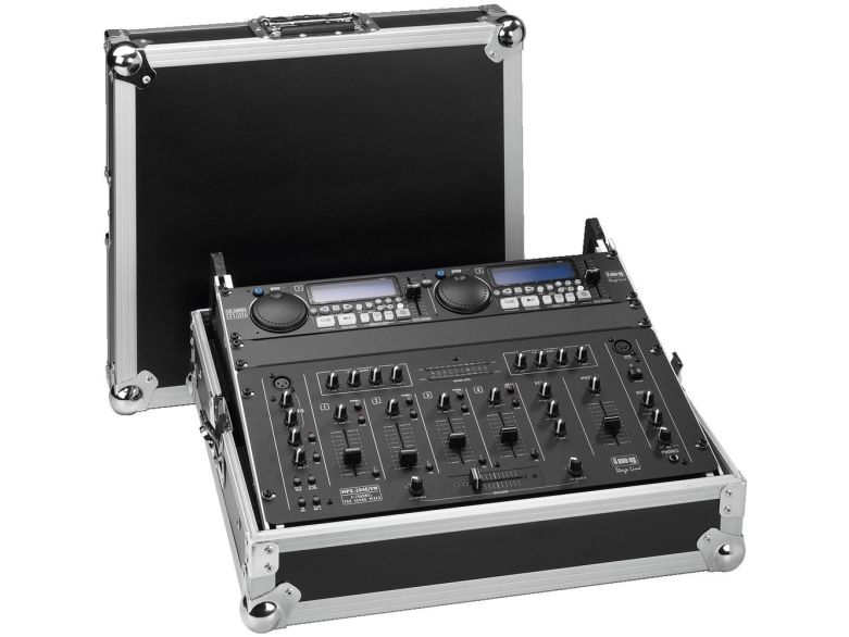 IMG Stage Line MR-919DJ, Hård taske, DJ mixer, Aluminium, Træ, Aluminium, Sort, Alle mærker, Monokromatisk