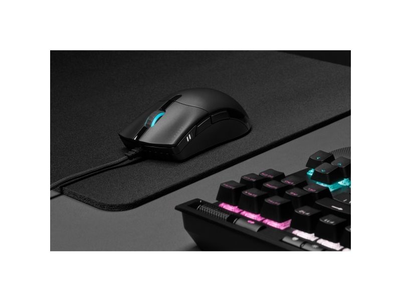 Corsair Sabre Rgb Pro Champion Series - Mus - Optisk - 6 Knapper - Kabling - Usb - Sort