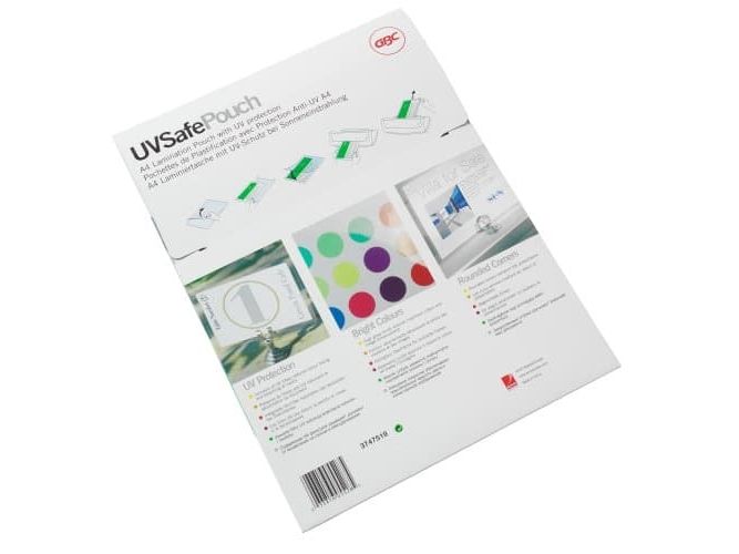 Lamineringslomme GBC A4 UV sikker 150 micron - (100 stk.)