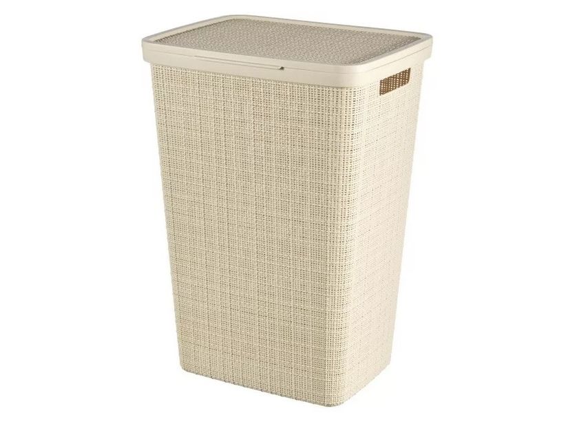 Curver Vasketøjskurv Curver Jute 58L Creme Vasketøjskurv