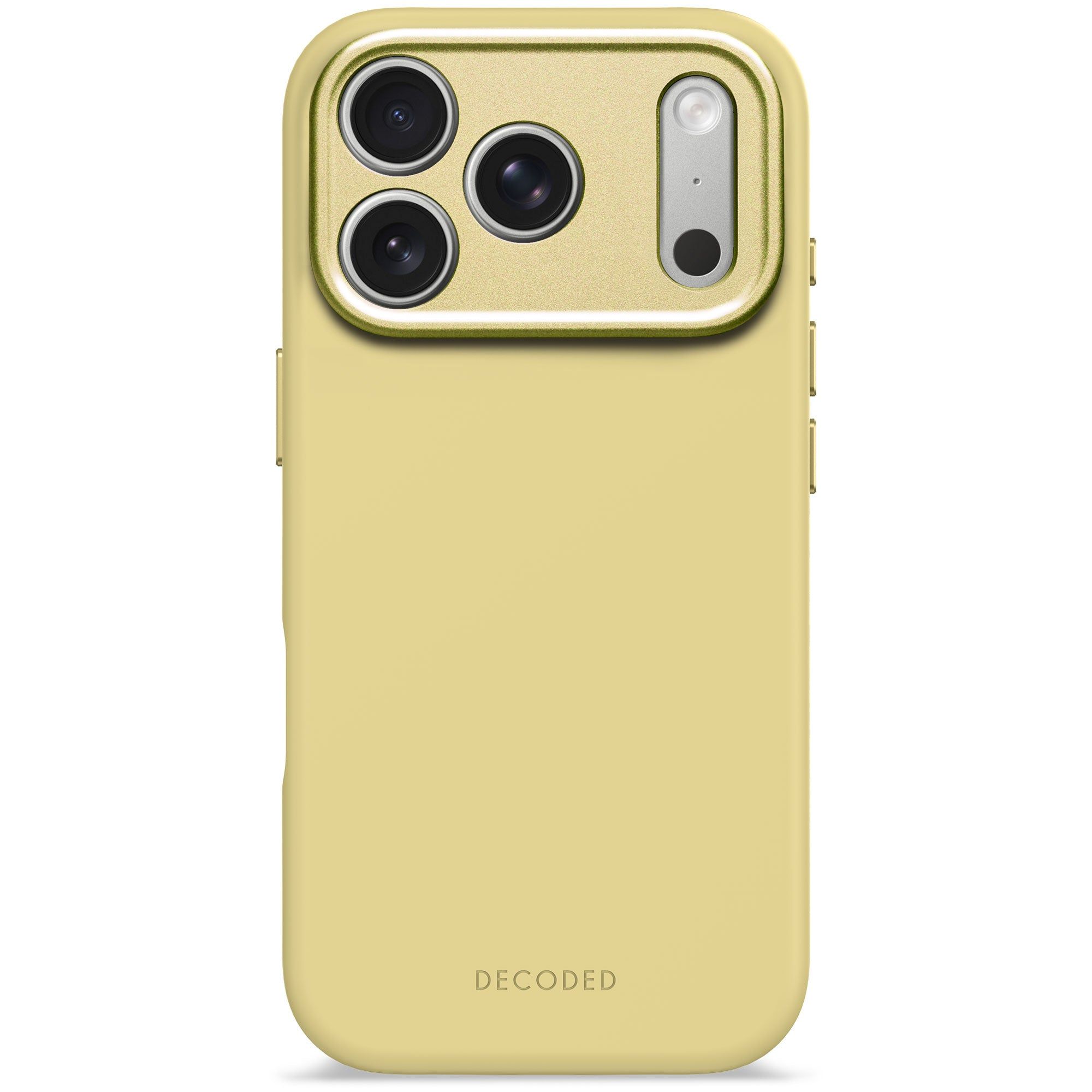 Decoded Silicone Backcover Apple Iphone 17 Pro Yuma Yellow, Cover, Apple, Iphone 17 Pro, 16 Cm (6.3"), Gul
