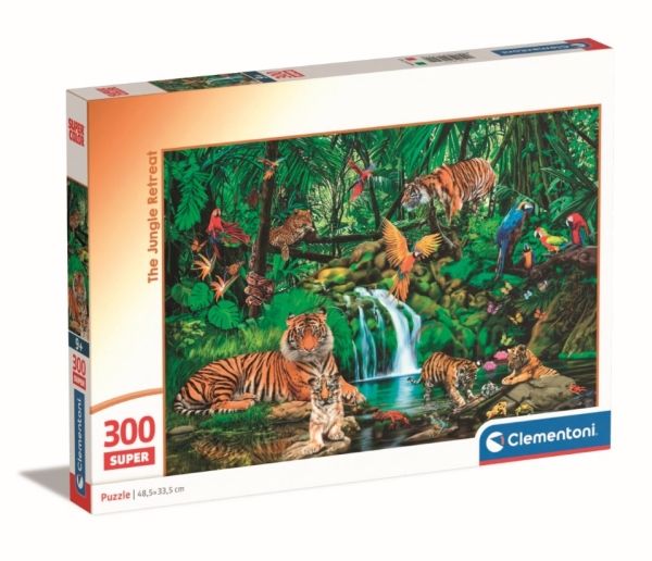 Clementoni Puslespil The Jungle Magic, 300 Brikker