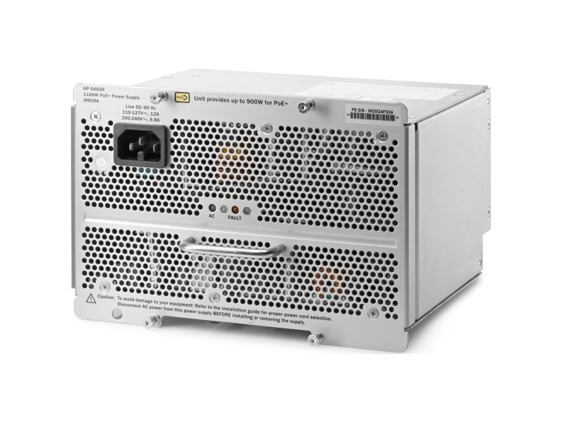 Hpe Aruba - Strømforsyning (Indstiksmodul) - 1100 Watt - Europa - For Hpe Aruba 5406R, 5406R 8-Port, 5412R, 5412R 92