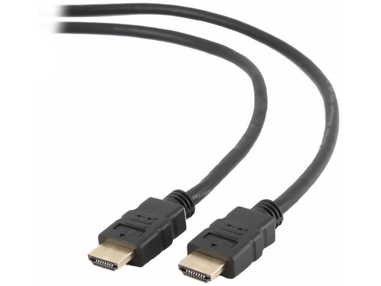 Gembird Cc-Hdmi4-1M - Hdmi-Kabel Med Ethernet - Hdmi Han Til Hdmi Han - 1 M - Afskærmet Parsnoet (Stp) - Sort