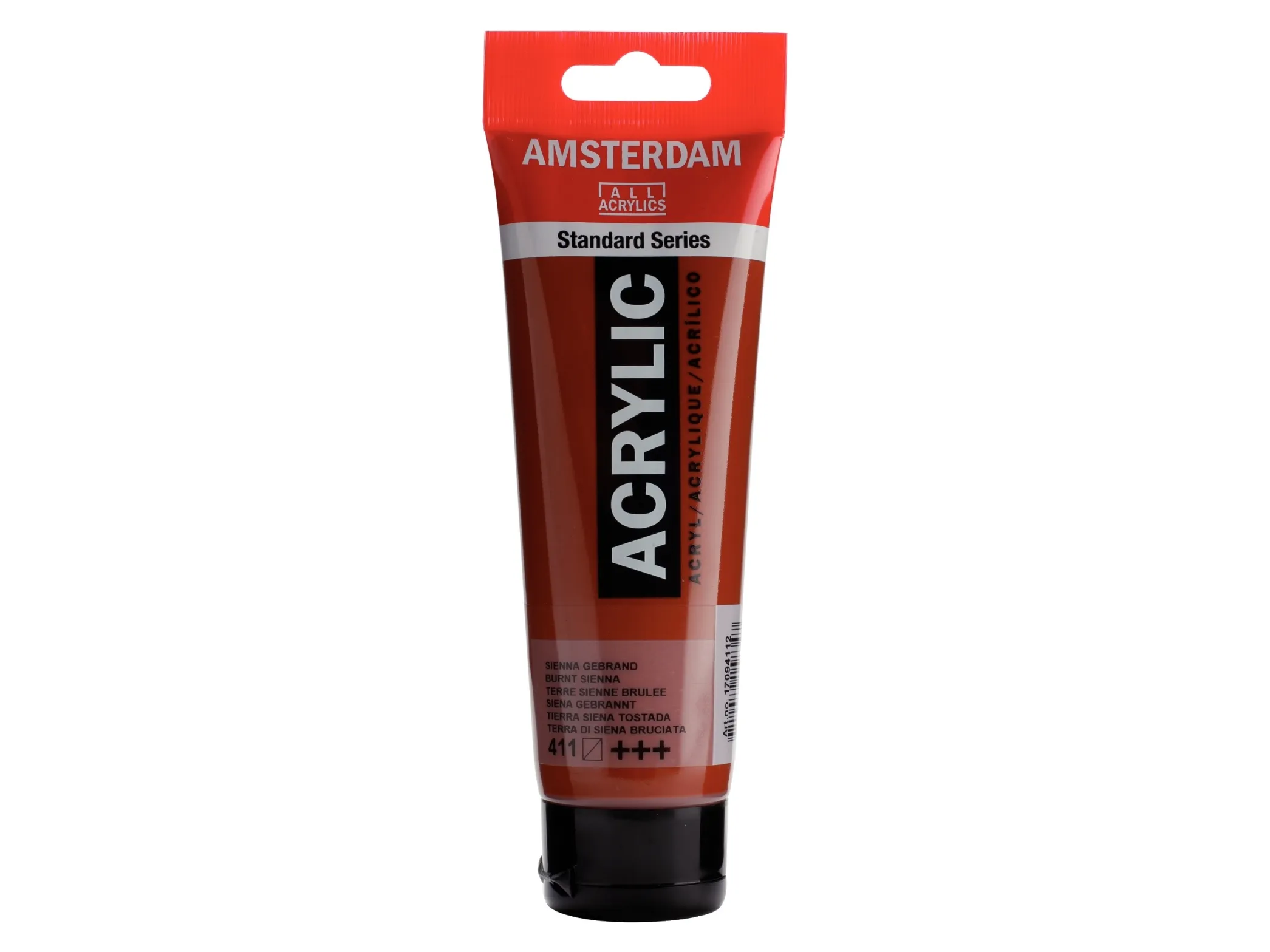 Amsterdam Standard Series Acrylic Tube Burnt Sienna 411 | Skola & Hobby - Konstmaterial - Akryl & Akvareller | GameStuff