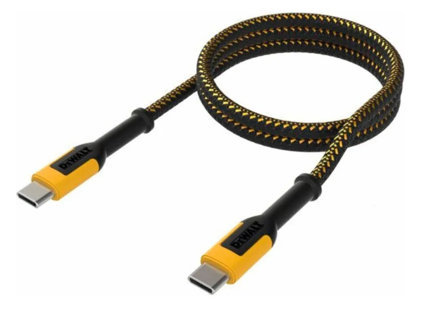 DeWalt Kabel USB-C/USB-C 1,8 m Kevlar-förstärkt | Verktyg & Verkstad - För verkstaden - Övriga | GameStuff