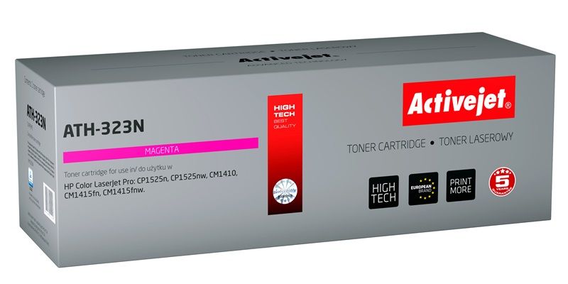 Activejet Magenta Ersatztoner 128A (Ath323n)