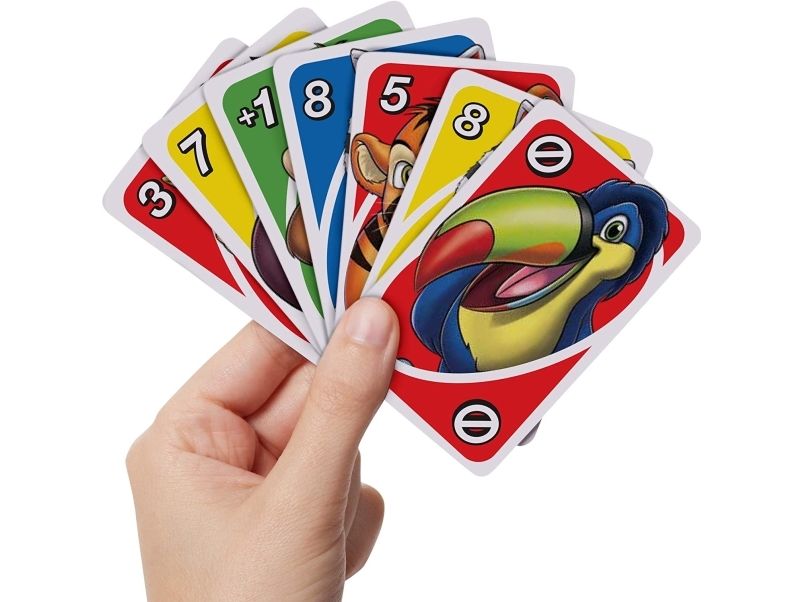 Games Uno Junior, Kartenspiel, Ablösung, 3 Jahr(E), Familienspiel