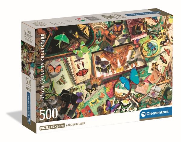 Clementoni Puslespil Hqc The Butterfly Collector Comp, 500 Brikker