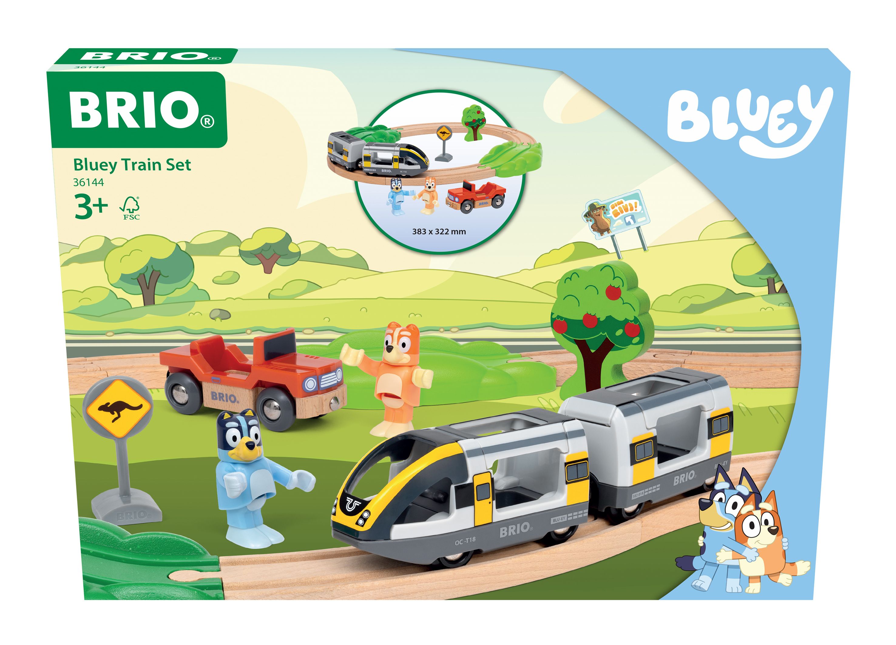 Brio Togbane-sæt - Bluey - 36144