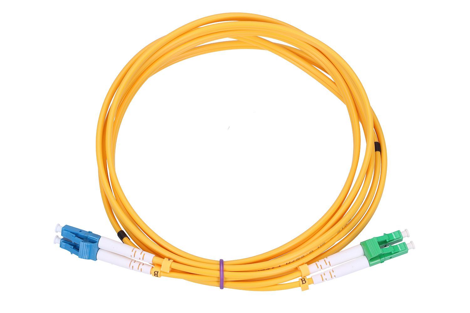 Extralink Lc/Upc-Lc/Apc | Patchcord | Jednomodowy, Duplex, 9/125Um, G657a, 2M