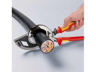 KNIPEX - Kabelsax - black atramentized | Verktyg för elektricitet - Kabelverktyg | GameStuff