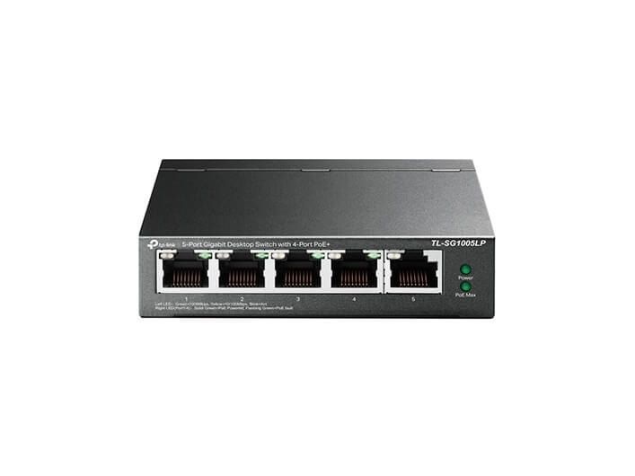 Tp-Link Tl-Sg1005lp, Unmanaged, Gigabit Ethernet (10/100/1000), Power Over Ethernet (Poe), Wandmontage