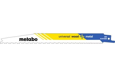 Metabo 631915000, Saber savklinge, Metal, Træ, Blå, Hvid, Gul, 1,25 mm, 20 cm, 1 stk