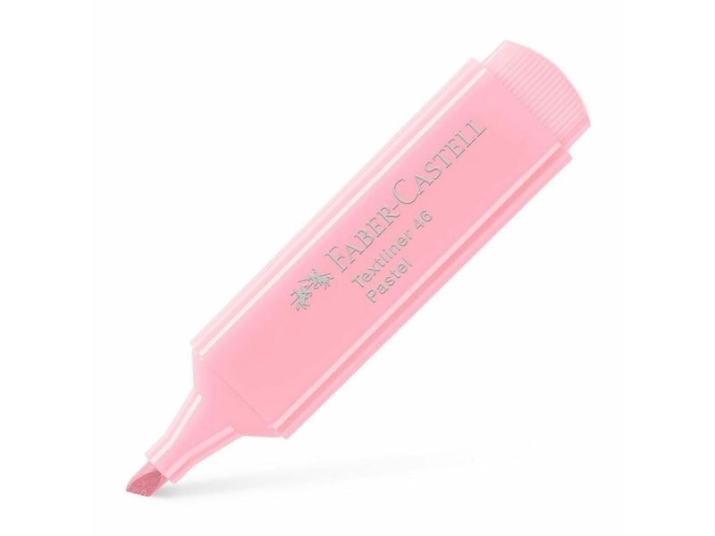 Faber-Castell Textliner 46 Pastell, 1 Stück, Rosa, 3 Jahre, Meißelspitze, 1 Mm, 5 Mm