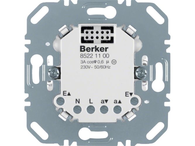 Berker 85221100, Lysdæmper, Monterbar, Metallic