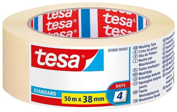 Standard Masking Tape 50 m x 38 mm