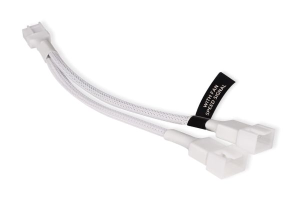 Alphacool 18722, RGB delerkabel, Plast, Hvid, 4-polet, 150 mm, 1 stk