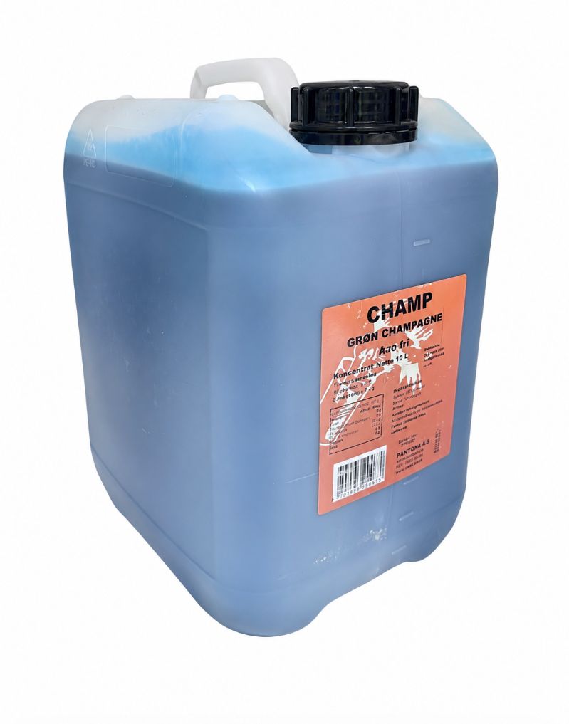 Champ SlushIce Saft med Grøn Champagne Smag - 10 ltr.