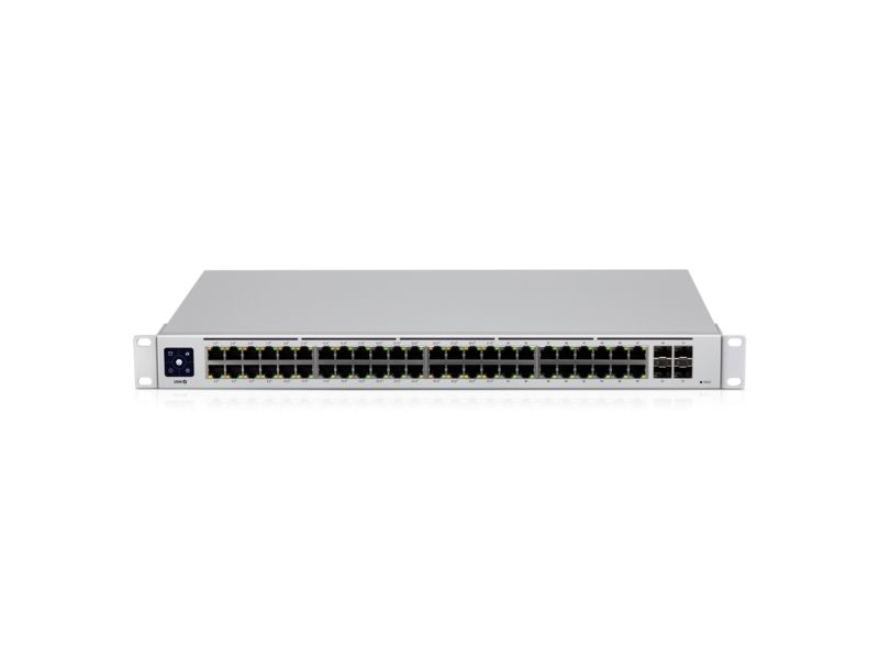 Ubiquiti Unifi Switch Usw-48-Poe - Switch - Administreret - 48 X 10/100/1000 (32 Poe+) + 4 X Gigabit Sfp - Monterbar På Stativ, Desktop - Poe+ (195 W