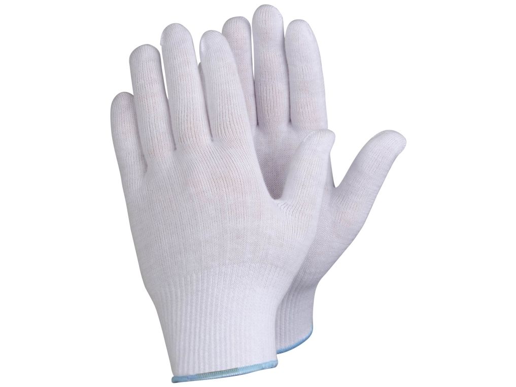 Ejendals TEGERA 919, Værkstedshandsker, Hvid, Voksen, Voksen, Unisex, Bomuld, Polyester
