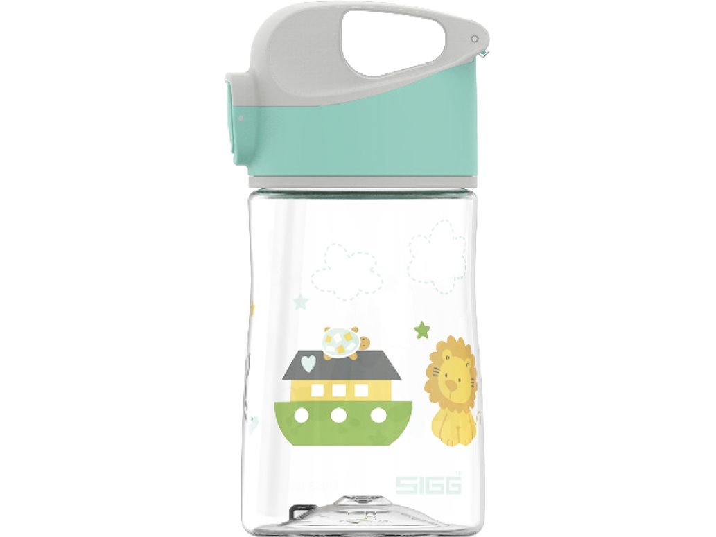 Sigg Miracle Jungle Friend, Tägliche Nutzung, 350 Ml, Tritan, Grün, Grau, Transparent, Junge/Mädchen, Muster
