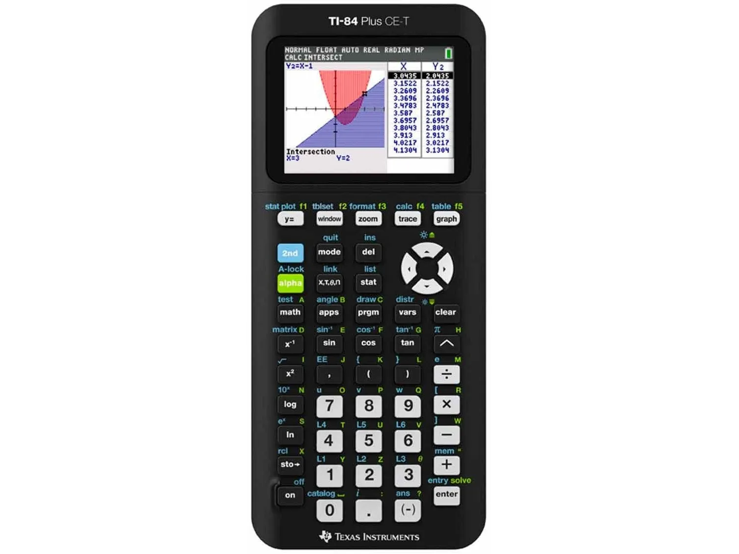 Texas TI-84 Plus CE-T Graphing calculator - inkl. UK-manual | Kontorsmaskiner - Räknare - Kalkylatorer | GameStuff