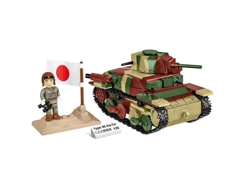 Cobi Historical Collection WWII Type 95 Ha-Go Modeltank - 1:35, 380 dele