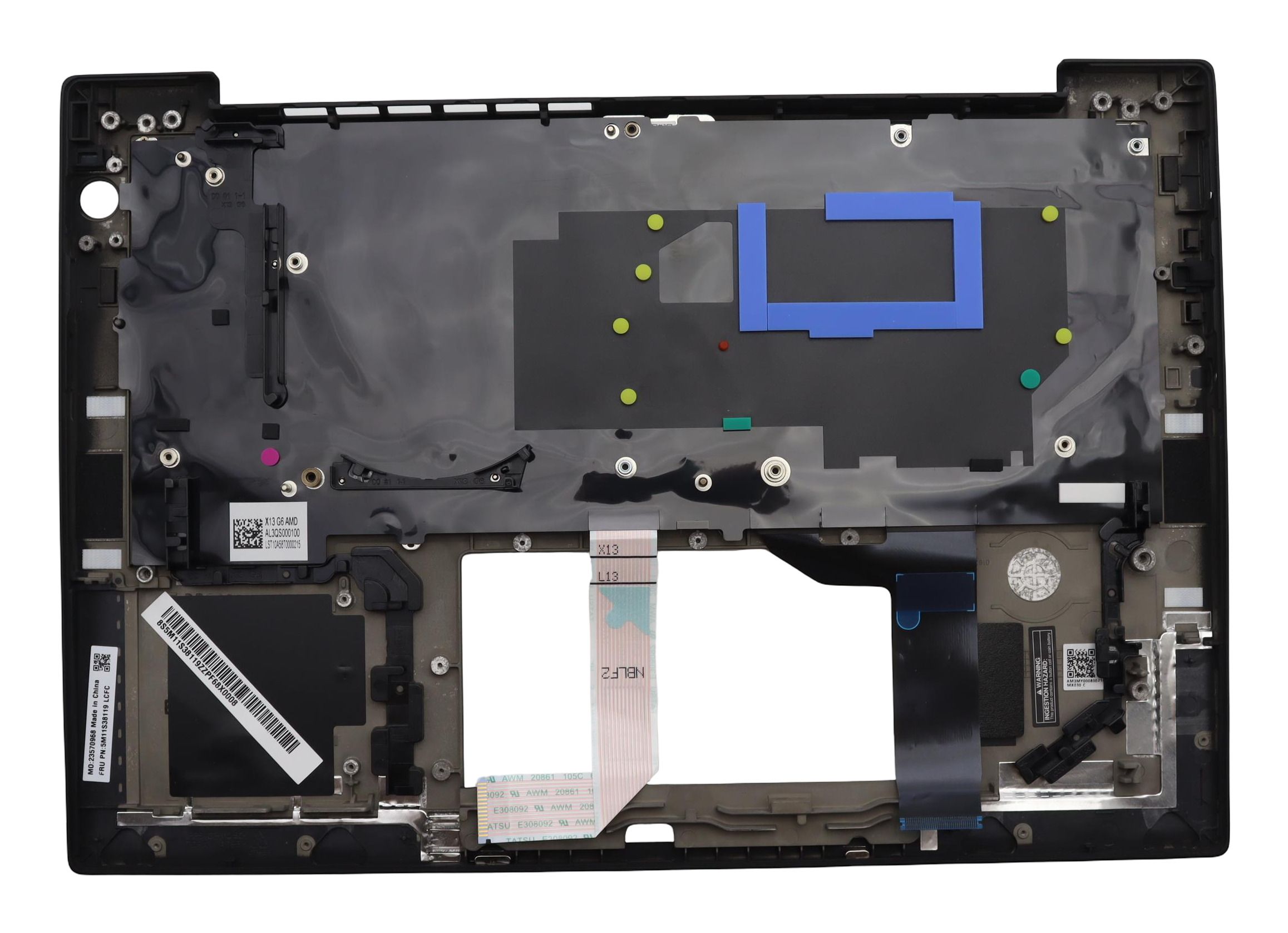 Lenovo 5M11s38006, Cover + Keyboard, Tastatur Mit Hintergrundbeleuchtung, Lenovo, Thinkpad X13 Gen 6 (Amd)