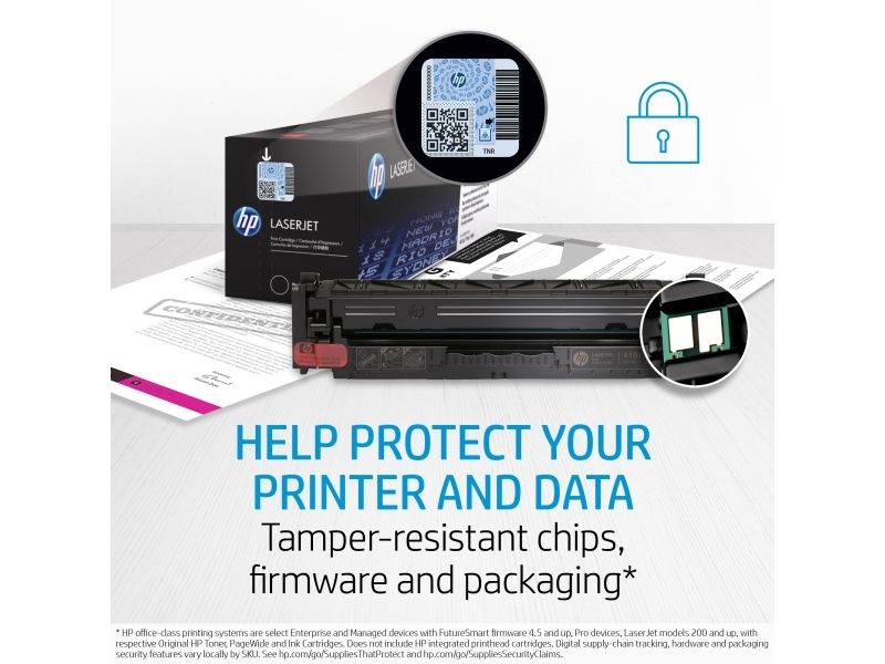 HP 655A alkuperäinen magenta LaserJet-värikasetti, 10500 sivua, Magenta, 1 kpl