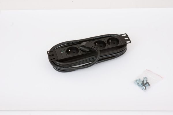 Triton Rab-Zp-X43-A1, Blankt Panel, Sort, 3U, 48,3 Cm (19")