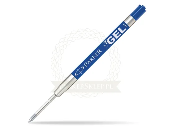 Parker PARKER gelblækpatron, medium spids (0,7 mm), blå, 1 stk.
