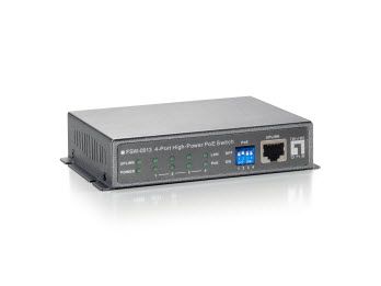 Levelone 5-Port-Fast Ethernet-Poe-Switch, 4 Poe-Ausgängen, 120W, Fast Ethernet (10/100), Vollduplex, Power Over Ethernet (Poe)