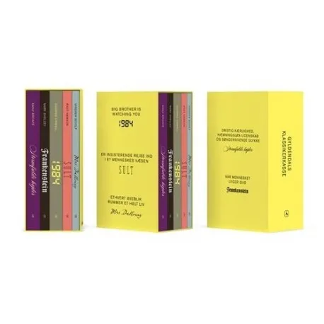 Gyldendals klassikerkasse Emily Brontë George Orwell Virginia Woolf Knut Hamsun Mary Shelley Språk: Danska | Böcker - Skönlitteratur | GameStuff