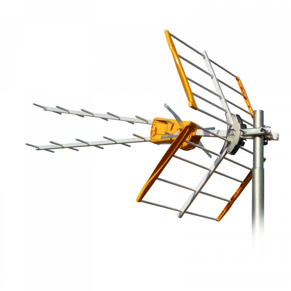 Televes V Zenit 149222 udendørs UHF-tv-antenne 21-48 kanaler, orange