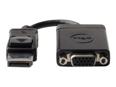 Dell Adapter - Displayport To Vga, Displayport, Vga, Männlich, Weiblich, Schwarz, 1 Stück(E)