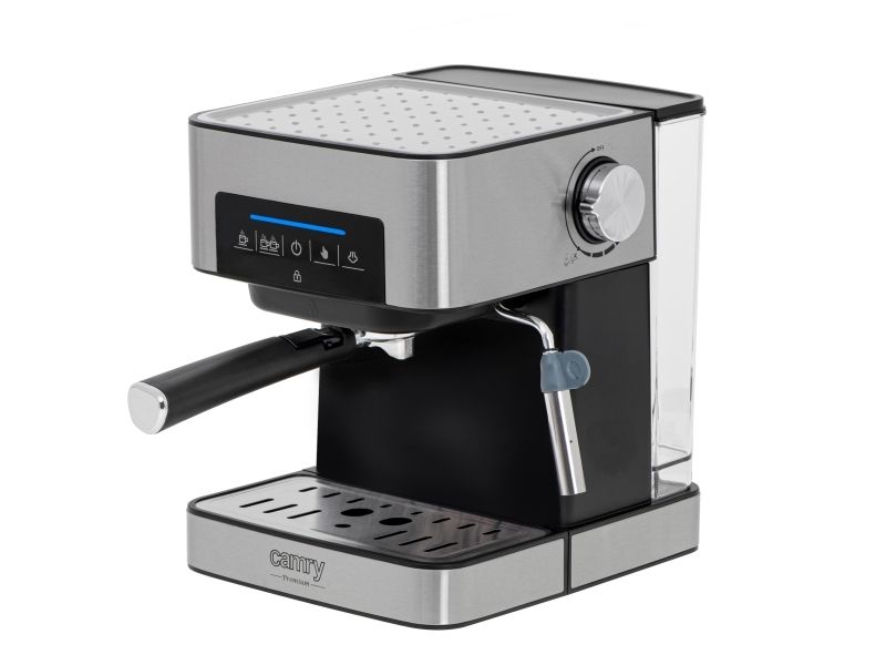 Camry Premium CR 4410, Espressomaskin, 1,6 l, Malat kaffe, 1000 W, Svart, Rostfritt stål