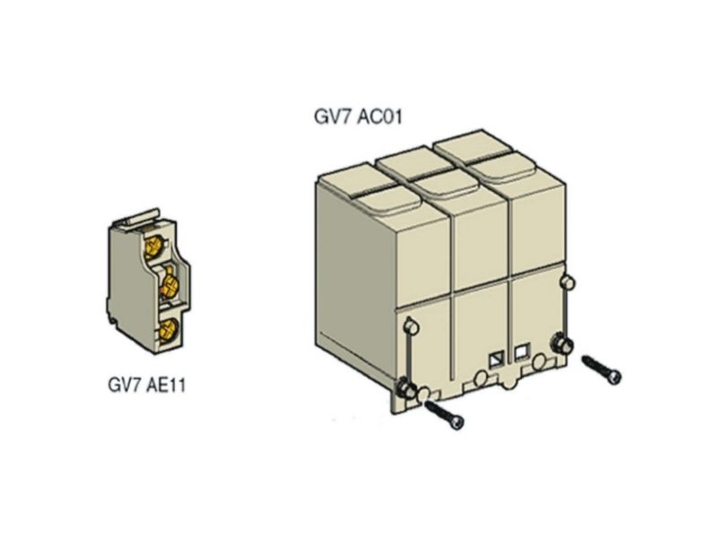 Schneider Terminal Cover 3P Til Gv7 (Gv7ac01)
