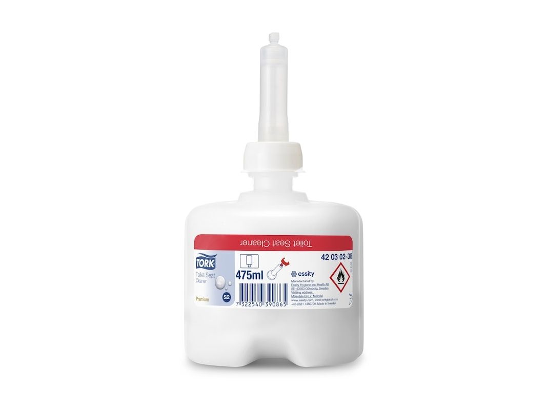 Tork 420302, Wc (Toilet), Rengøringsmiddel, Gele, Flaske, 475 Ml, 92 Mm