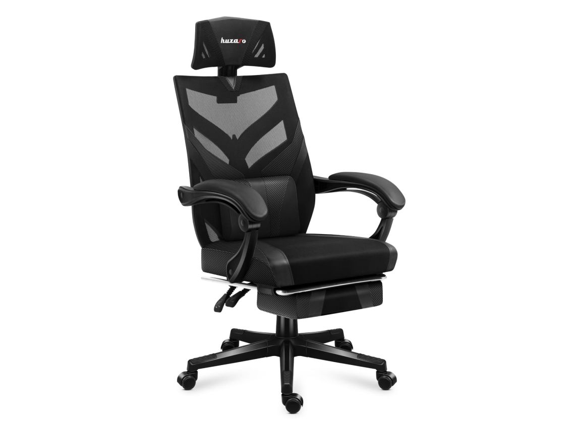Huzaro Combat 5.0 Gamingstuhl, Netzsitzfläche Und Netzrückenlehne, Schwarz