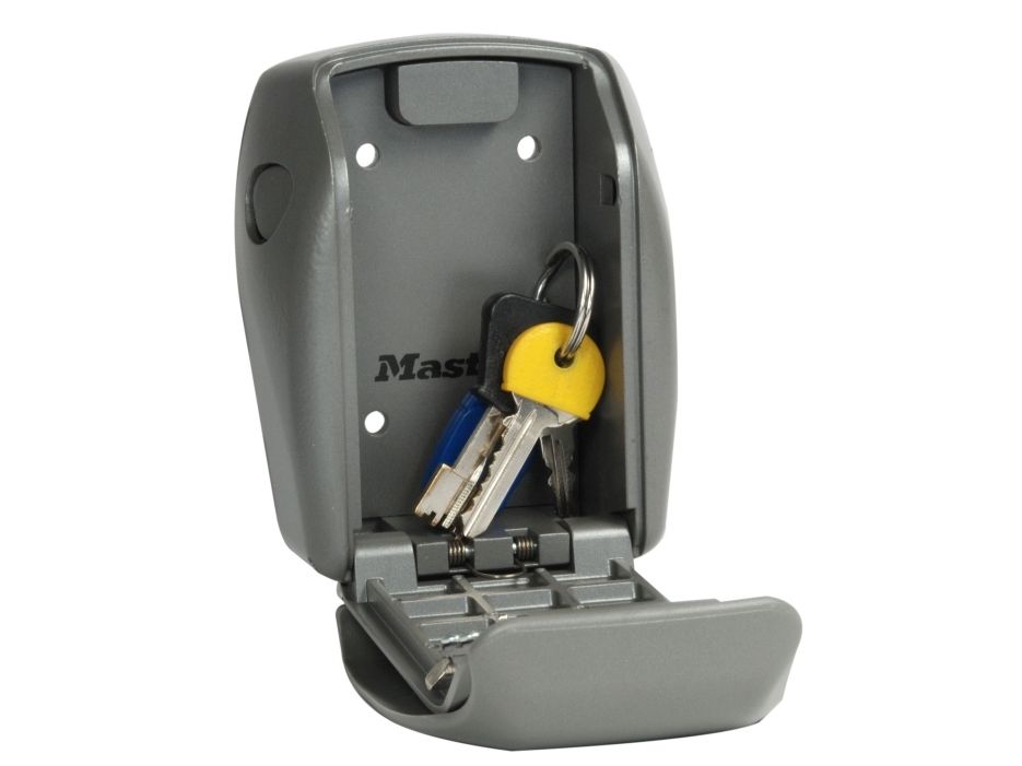 Nøgleboks til væg - Master Lock 5415EURD, stor med kodelås