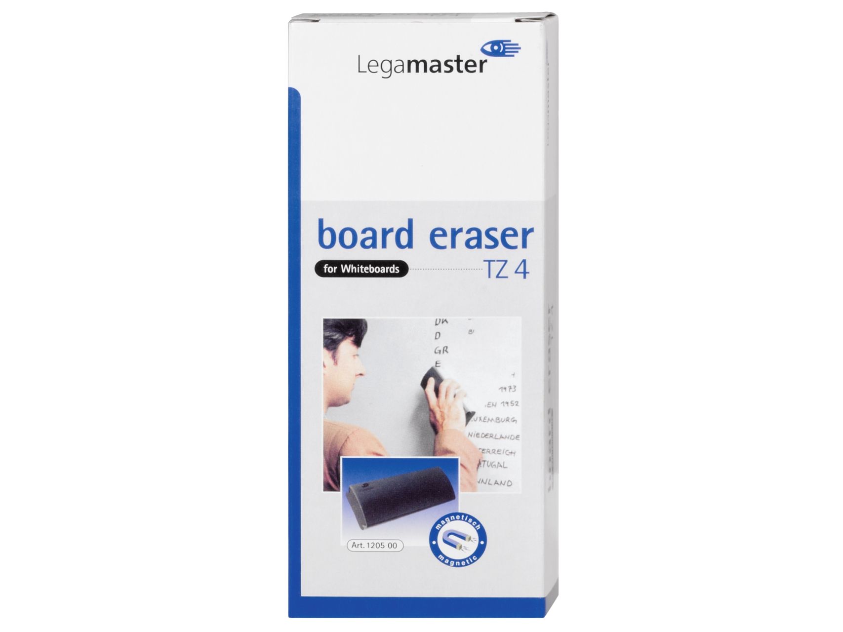 Legamaster Whiteboard Wischer TZ 4 Magnetisch Anthrazit 17x7cm Plastic - Image 5