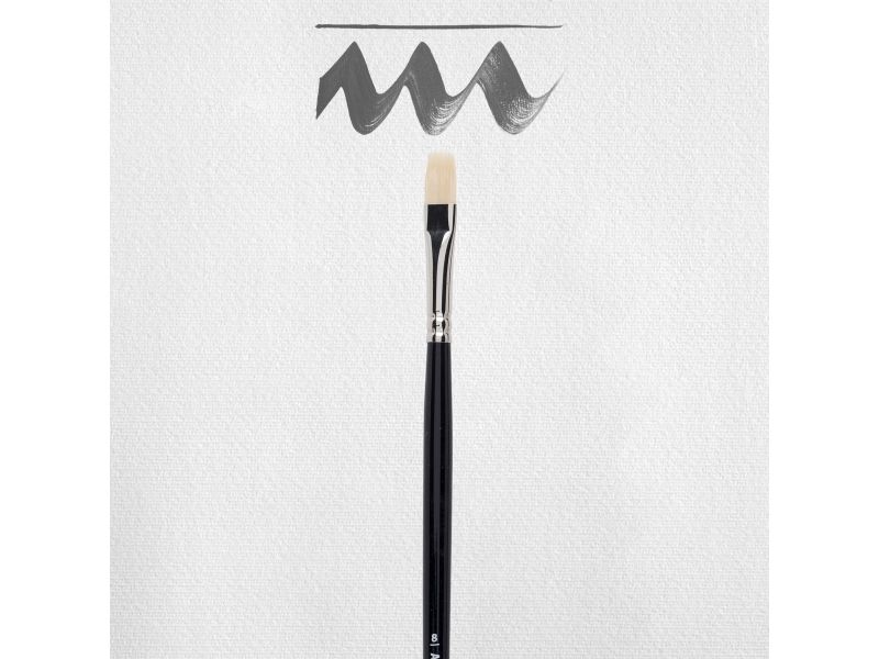 Schjerning Amsterdam Brush Series 600 #8 - 8 Mm - Synthetik Flach