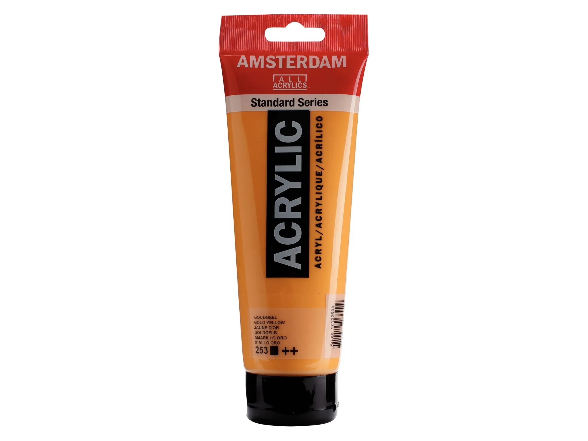 Amsterdam Standard Series Acrylic Tube Gold Yellow 253 | Skola & Hobby - Konstmaterial - Akryl & Akvareller | GameStuff