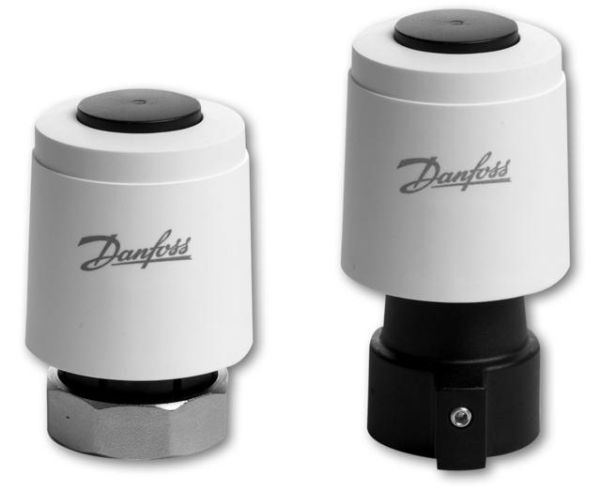 Danfoss Termoaktuator TWA-A (passer på danfoss ventiler RA-N, RA-C, RA-FN, RA-G og FHD-manifold), NO (strømls åben), 24Vac/dc