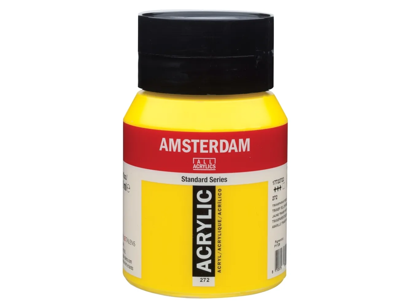 Amsterdam Standard Series akrylboks transparent gul medium 272