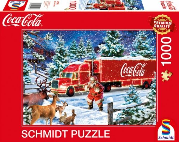 Schmidt Spiele Coca Cola: Christmas Truck, Puslespil (1000 Brikker)