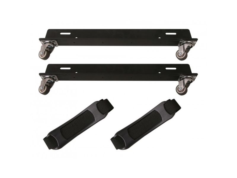 Techly ICA-CS 61, Skrivebordsmonteret CPU-holder, Desktop, 20 kg, Sort, Lodret, 4 hjul