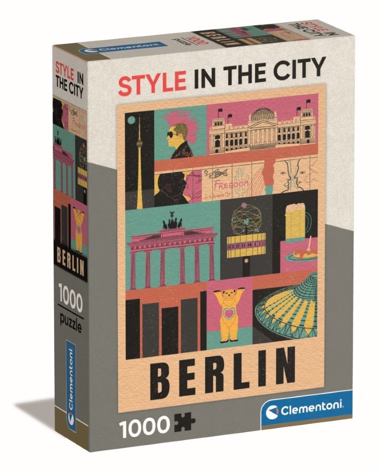 Clementoni Puzzle 1000 Teile Kompakt Berlin