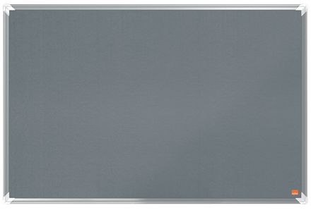 Nobo Premium Plus Filz-Notiztafel, 900 X 600 Mm, Grau